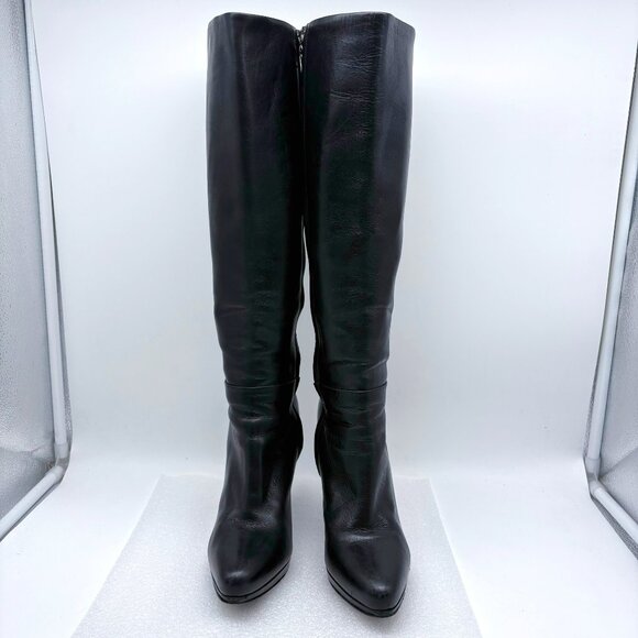 Prada long boots black women's size 5 - Picture 1 of 11